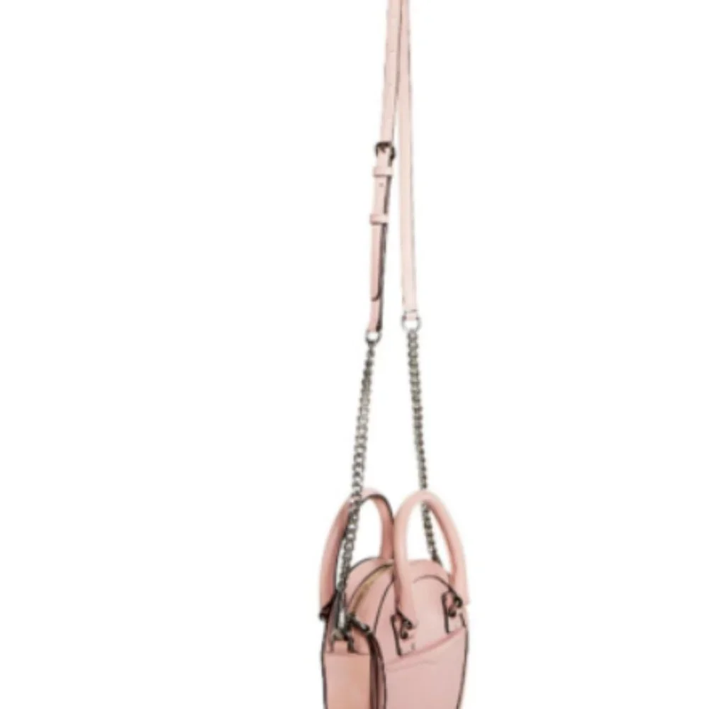 REBECCA MINKOFF BREE Circle Leather Crossbody MSRP$245 in Phony Clearance